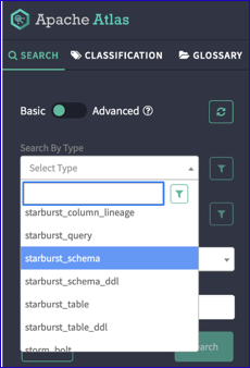 Atlas UI showing SEP types