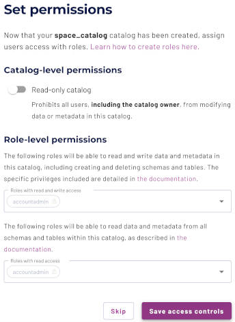 Set permissions for read and write screenshot