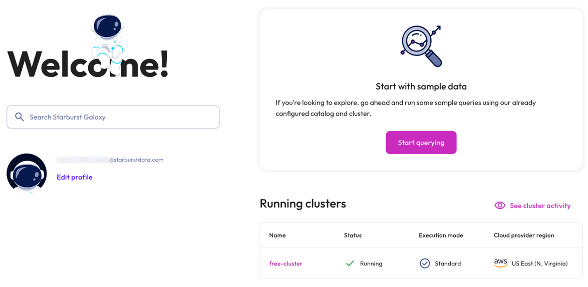 home page view all users