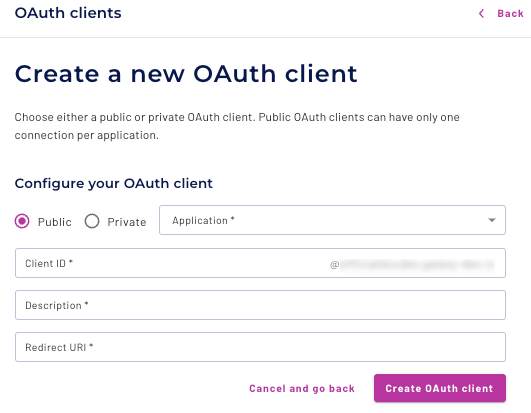 create-public-oauth-client